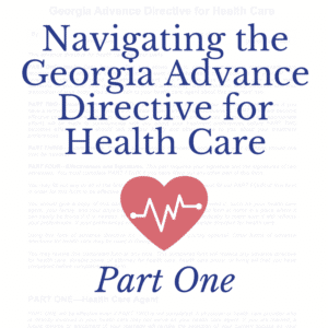 Georgia Advance Directive for Health Care part 1
