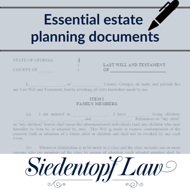 the esssential estate planning checklist
