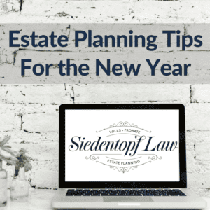 Estate Planning For New Year