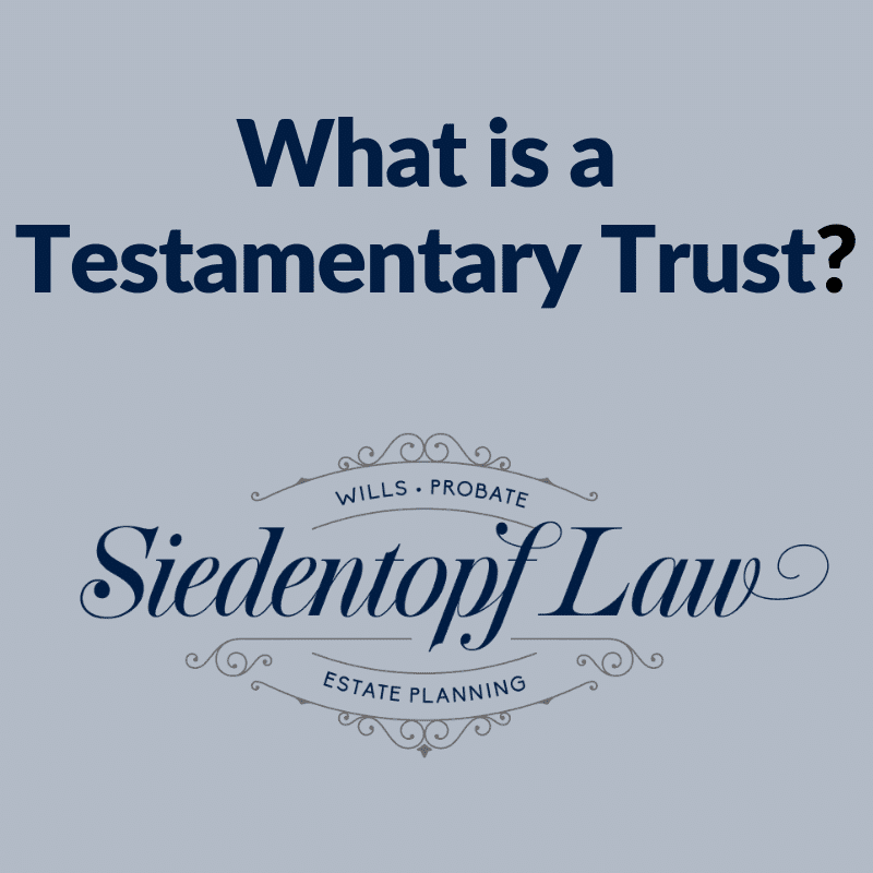 Video What Is A Testamentary Trust Atlanta Estate Planning Wills 