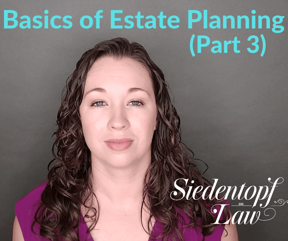 Basics of Estate Planning (3)