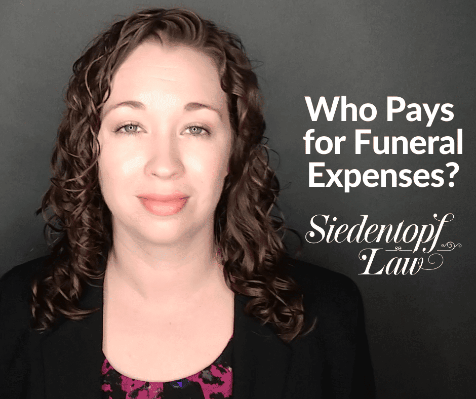 Who pays for funeral expenses?