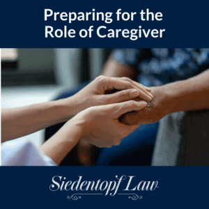 Preparing for the role of caregiver