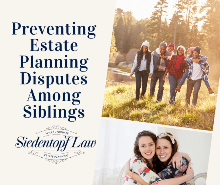 Preventing Estate Planning Disputes Among Siblings Atlanta Estate