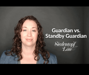 Guardian vs Standby Guardian Guardian vs Standby Guardian
