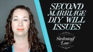 Second marriage DIY Will
