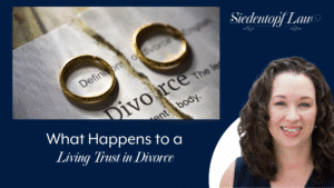 What Happens to a Living Trust in Divorce