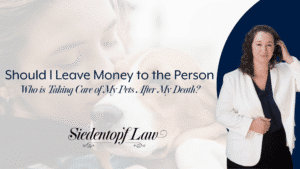 Should I Leave Money to the Person Who is Taking Care of My Pets After My Death?