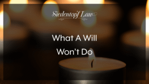 What A Will WON'T Do